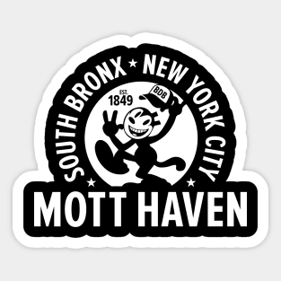 Mott Haven Bronx NYC - Comic Style Sticker